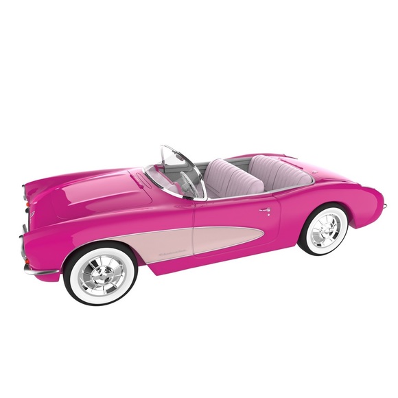 Amc Barbie: The Movie Collectible Pink Corvette Convertible Popcorn Container - Picture 1 of 13